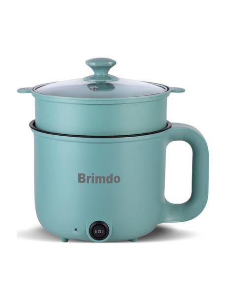 Brimdo Non Stick Cooking Pot Steamer Fry Pan Rice Milk Egg Boiler Noodles Pasta Momos Multi Cooker Electric Kettle