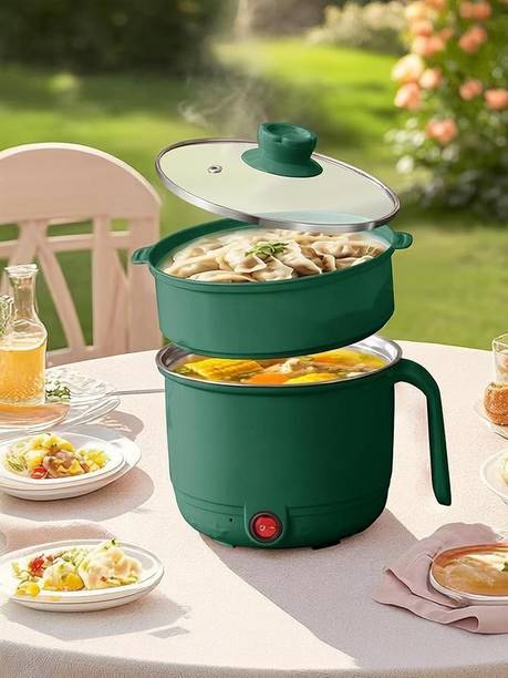 Sahaj Enterprise Electric Multifunction Mini Electric Cooker & Steamer, Travel Cooker, Egg Boiler Electric Pressure Cooker, Travel Cooker, Rice Cooker, Deep Fryer, Egg Cooker