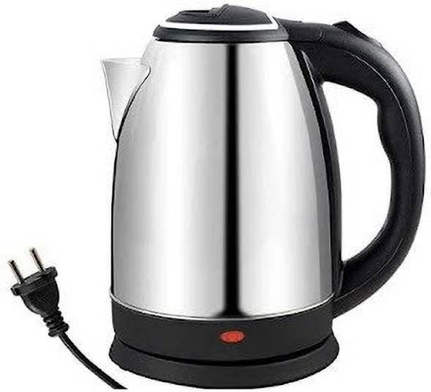 Sahaj Enterprise Stainless Steel Electric Kettle 2 Liter Design for Hot Water Tea Coffee Milk Electric Kettle