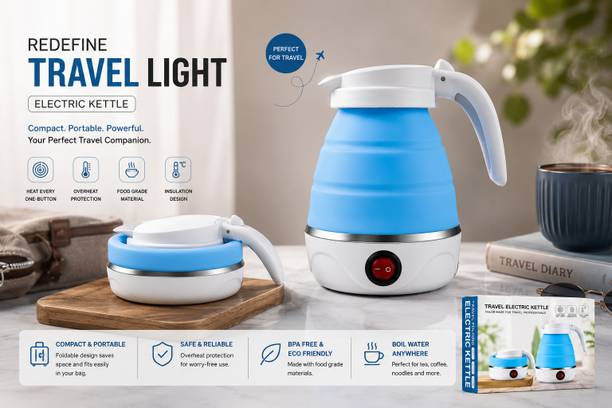 Roy Creation blue Electric Kettle Electric Kettle