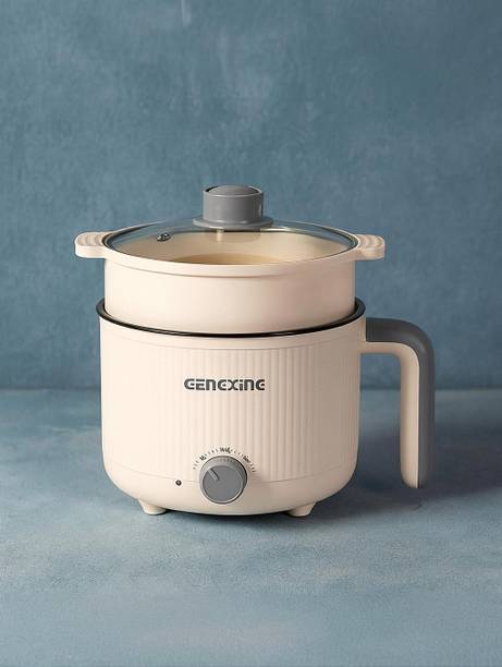 MOOKA MINI Multipurpose Electric Cooker with Steamer - Non-Stick Hot Pot Rice Cooker Multi Cooker Electric Kettle