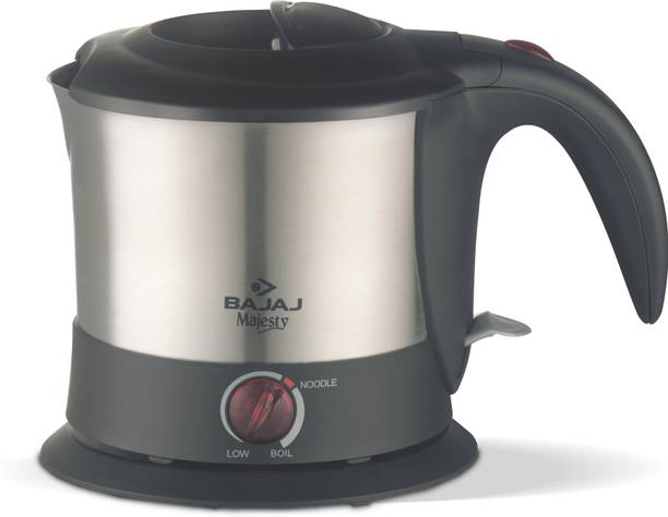 Bajaj Majesty KTX-09 SS Non-Strix Multifunction Cordless Electric Kettle (1 L , Steel )