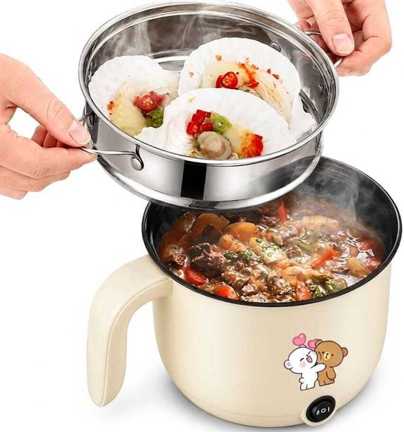 GAMADIYN BAZAAR Newly Added Electric Cooking Pot Non-Stick Cooker, Egg Boiler Rice Cooker Multi Cooker Electric Kettle
