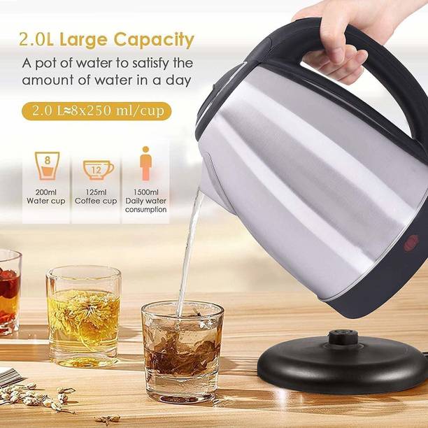 NHOUSE SS Electric Kettle Multipurpose Large Cattle Electric Tea Milk Coffee Maker D54 Multi Cooker Electric Kettle