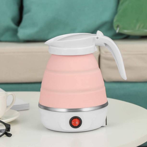 domnikyas Travel Foldable Electric Kettle Portable Electric Kettle with Boil Dry Protection, Food Grade Silicone and for Most Worldwide Countries Travel and Home Use Electric Kettle