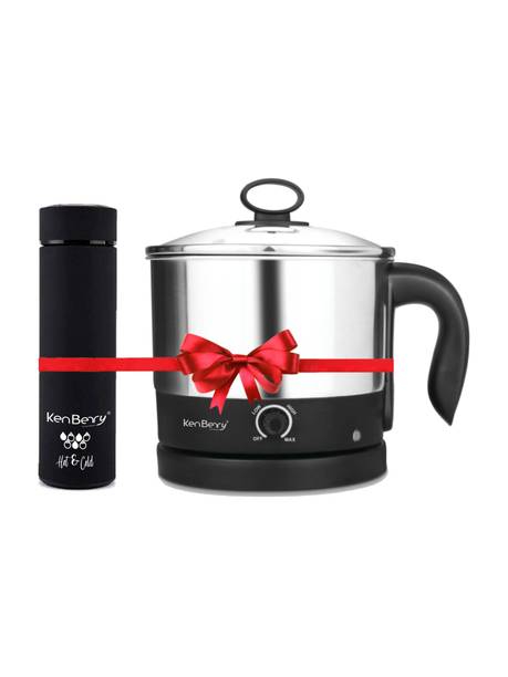 KenBerry Handy Cook 1.5 Ltr + Hot & Cold Bottle Life 500 Ml Electric Kettle