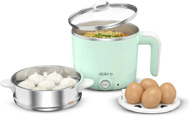 dokro MultiCookPot MultiKettle with Dual Power Modes (325W & 650W) | SS304 Multi Cooker Electric Kettle