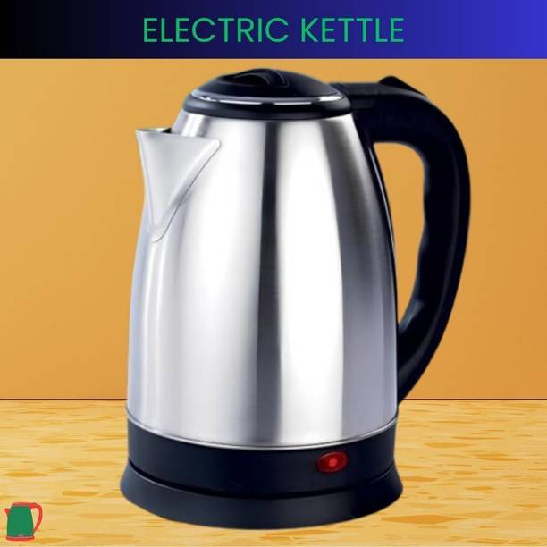 Rauhymoot Electric Kettle with Stainless Steel Body, 2L for boiling Water/Coffee A249 Electric Kettle