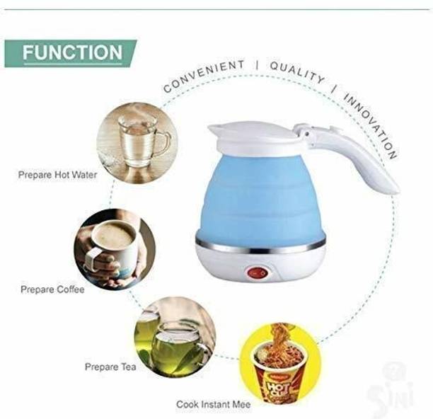Radhe Portable Electric Kettle, 600Ml Boil Dry Protection Electric Kettle