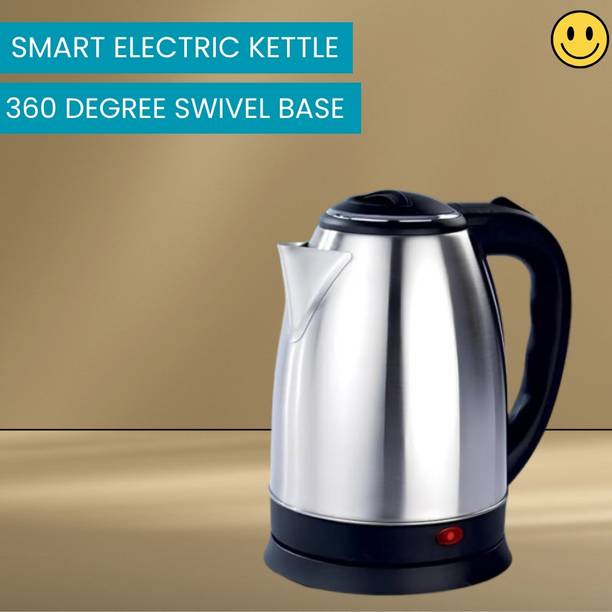 SACRO Electric Kettle With Stainless Steel Body 2 Litre for Boiling Water & coffeeZ119 Electric Kettle