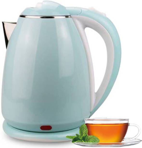 AT Mark 1.8 L Stainless Steel Electric Kettle, Power Indicator|Auto Cut-off (Blue) Beverage Maker