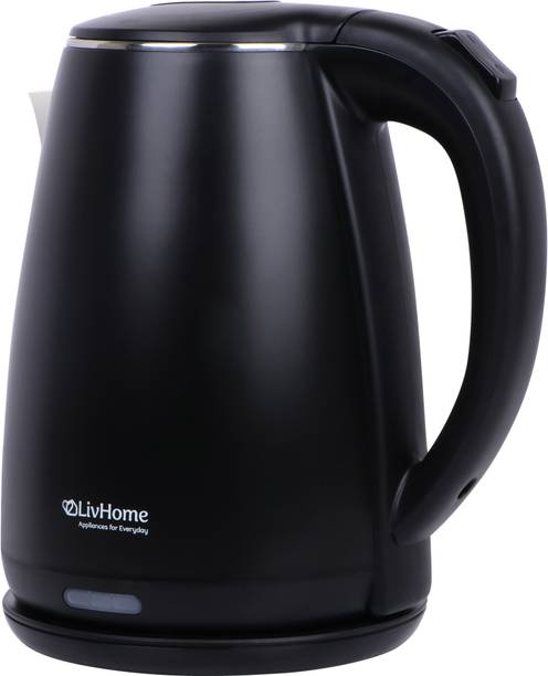 LivHome Dura Hot Cool Touch Double Layered Kettle Electric Kettle