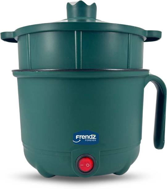 Frendz Multi Kettle 1.2 L | with Steamer & Egg Tray Attachment | Egg, Tea, Noddles Multi Cooker Electric Kettle