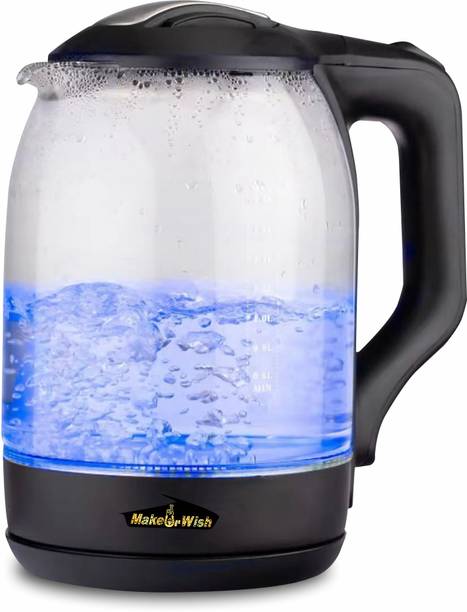 Make Ur Wish Electric Kettle Tea Coffee Glass Jug 1.8 L...