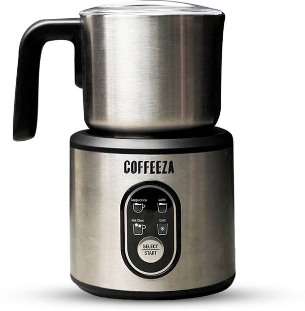 Coffeeza Frothimo Milk Frother for Coffee, Electric Detachable Milk Frother and Heater Beverage Maker