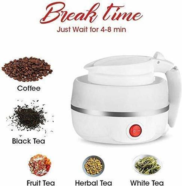 DN BROTHERS Lightweight Kettle Portable Silica Gel Kettle - Travelling Electric Kettle Beverage Maker