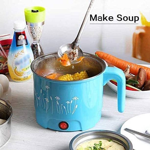 R.T. Impex Multifunction Cooker/Kettle Best for Boiling Milk, Eggs, Soup and Maggi/Noodles Egg Cooker, Egg Boiler, Rice Cooker, Travel Cooker, Food Steamer, Deep Fryer