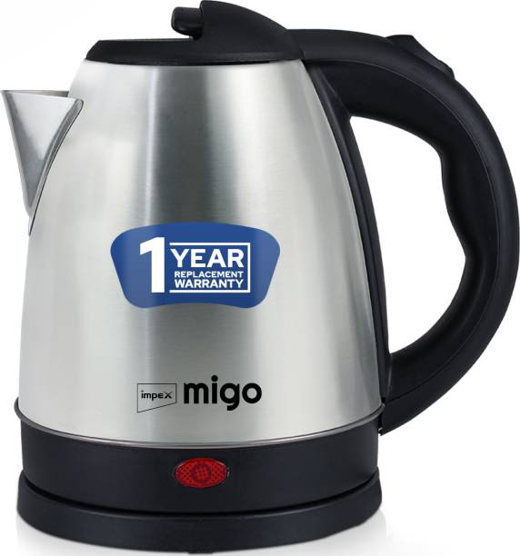 IMPEX Electric kettle 1.5L Stainless Steel Fast boiling, Cool Touch Handle BLAZE Electric Kettle