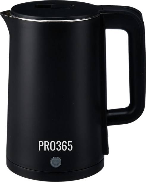 PRO365 Electric Kettle 1.8L Stainless Steel Inner Body Cool Shield Body Auto Shut-Off Electric Kettle