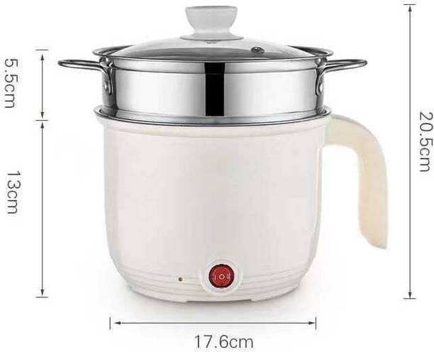 GAMADIYN BAZAAR Multi-Function Electric Cooker Non-stick Cooking Pot, Egg Cooker Multi Cooker Electric Kettle