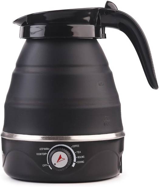 InstaCuppa Foldable Silicone Electric Kettle,Temperature Control Electric Kettle