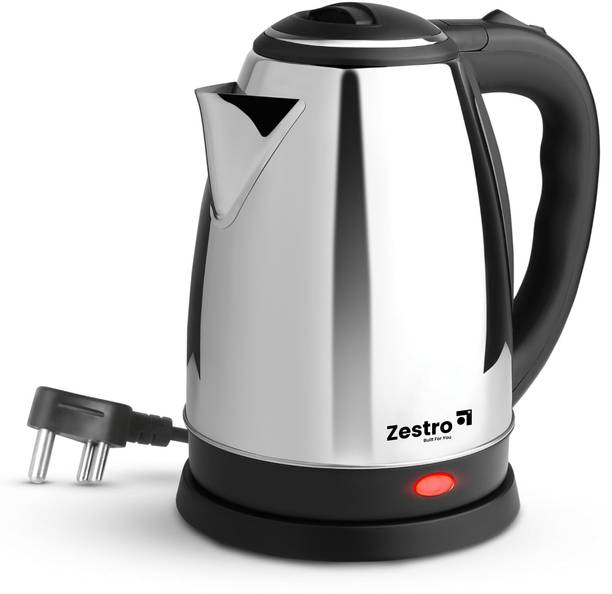 ZESTRO Boil X Electric Kettle | 1.8 Litre | 1500 W | Stainless Steel Electric Kettle