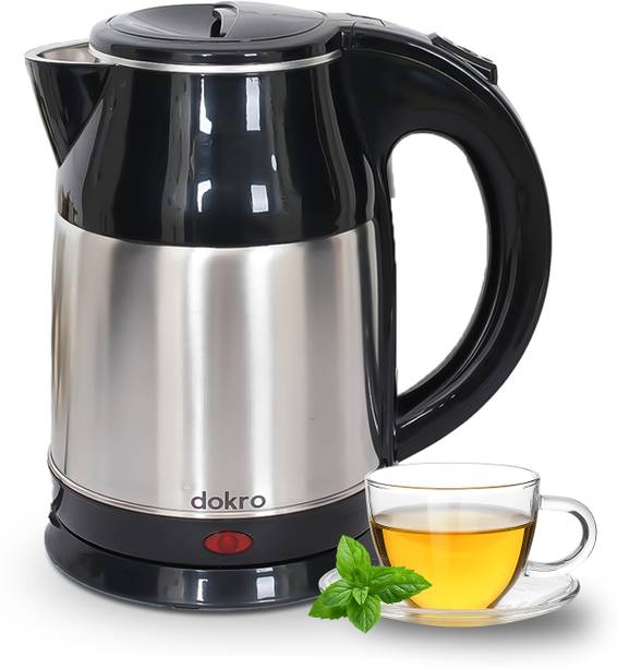 dokro Premium Electric Kettle(1.8L) | 1400 watts | 100% Stainless Steel Electric Kettle