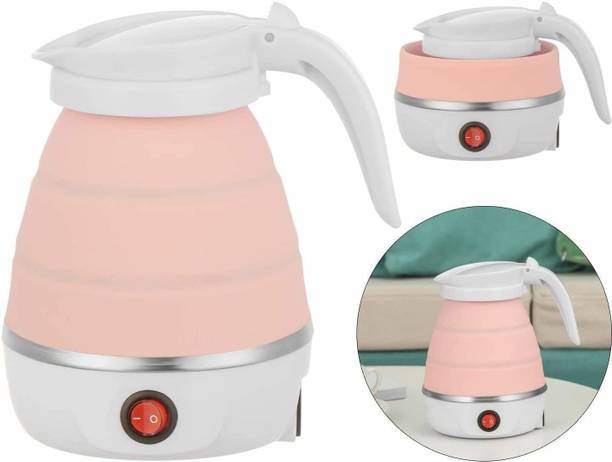 krisha Food Grade Electric Kettle Portable Silicone Home & Office Use(Multicolor) Electric Kettle