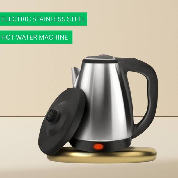 SACRO Electric Kettle with Stainless Steel Body, 2litre for boiling Tea/Coffee etcW48 Electric Kettle