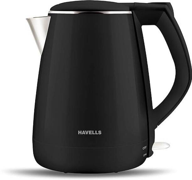 HAVELLS AQUA PLUS ELECTRIC KETTLE 1.2L 1500W BLACK Electric Kettle