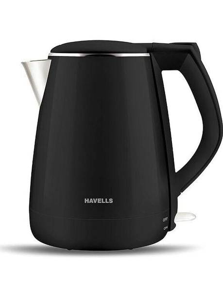 HAVELLS AQUA PLUS ELECTRIC KETTLE 1.2L 1500W BLACK Electric Kettle