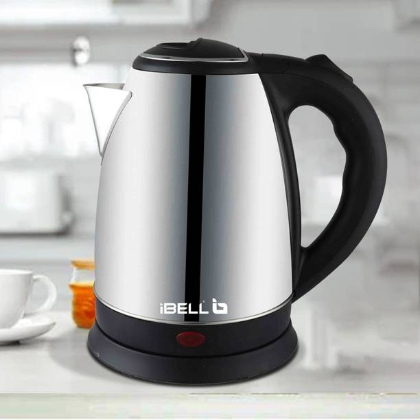 iBELL SEK150M 1.5L Premium Kettle, Rotating Base, Stainless Steel, Auto Cut-Off, 1500W Electric Kettle