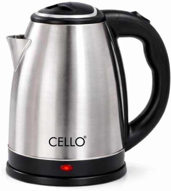 cello HeatPro Portable Kettle for Home, Office | Auto Shut-Off with Wide Mouth | 1500W Electric Kettle