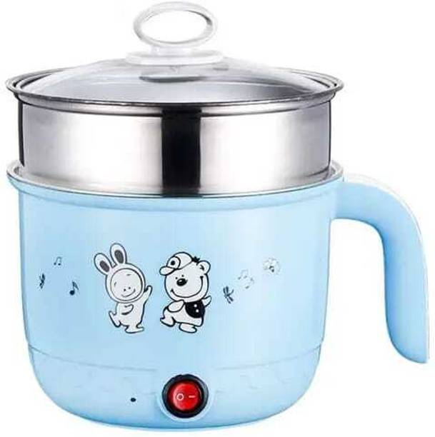 GAMADIYN BAZAAR Non-Stick Multiperpse Rice Cooker Portable Multi-Function Cooking Pot Egg Boiler, Travel Cooker, Rice Cooker, Egg Cooker