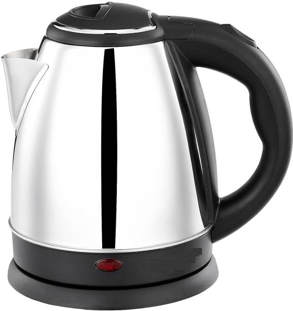 navjai Electric Kettle (KT-18) Streel 1500 Watt Hot Water Tea Coffee Maker,Boiling Milk Electric Kettle