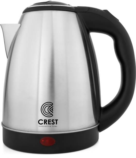 Crest Innovative lives Galaxy Premium Kettle, Rotating Base, Stainless Steel, Auto Cut-Off, 1500W Electric Kettle