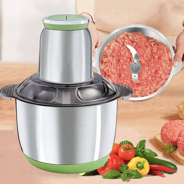 PRSVIKE Chopper Machine Mincer Food Processor Household Electric Meat Grinders & Slicer Electric Meat Grinder
