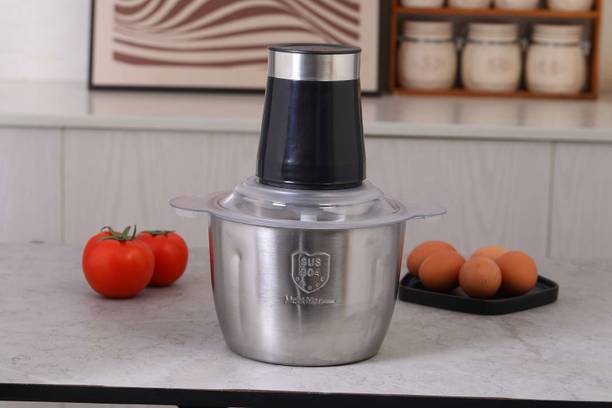 TRIVYOM Food Processor 500W Stainless Steel 2L Bowl Chopper Meat Grinder For Vegetables Electric Meat Grinder