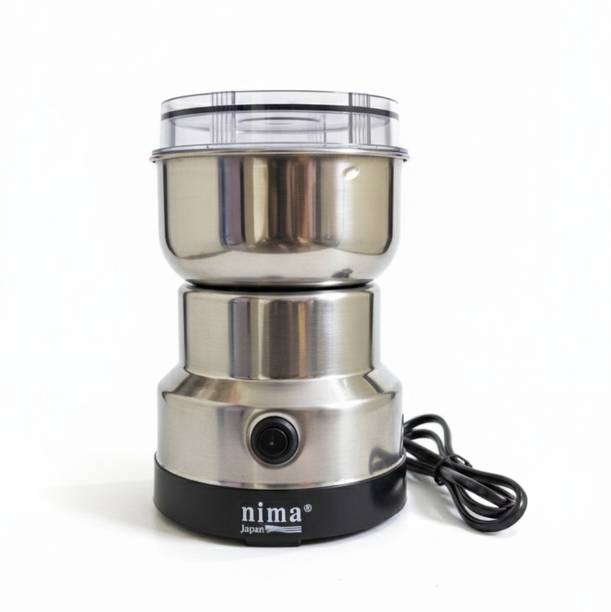 VIBELO Nima Electric Spice & Coffee Grinder for Home (Stainless Steel, 100g) Electric Meat Grinder