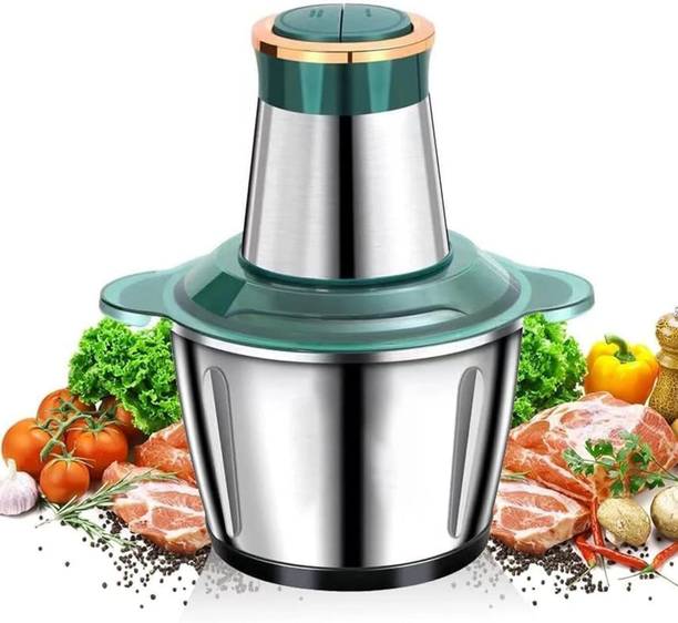 HIRVA Stainless Steel Electric Meat Mixer Grinders with Bowl Electric Meat Grinder