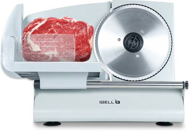 iBELL MS2330 Meat Slicer 1000W Heavy-Duty Slicer for Boneless Meat and Cheese,SS Blade Electric Meat Grinder
