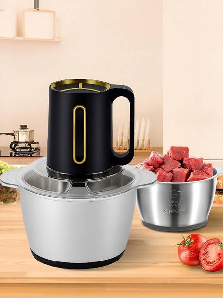 opriQ Slivers Criest 500W Electric Meat Grinder ā 3L Bowl, 3-Speed , Food Chopper Electric Meat Grinder