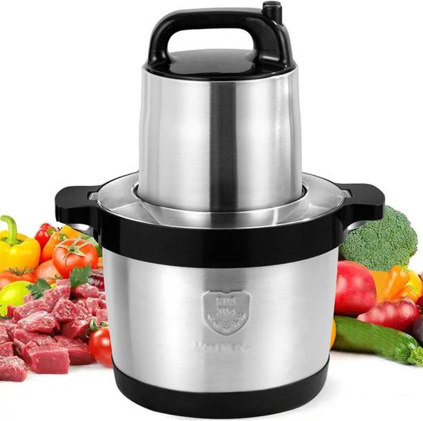 opriQ Meat Grinder 6L Capacity with 700W High Power Motor and Steel Bowl Dual Blade Electric Meat Grinder