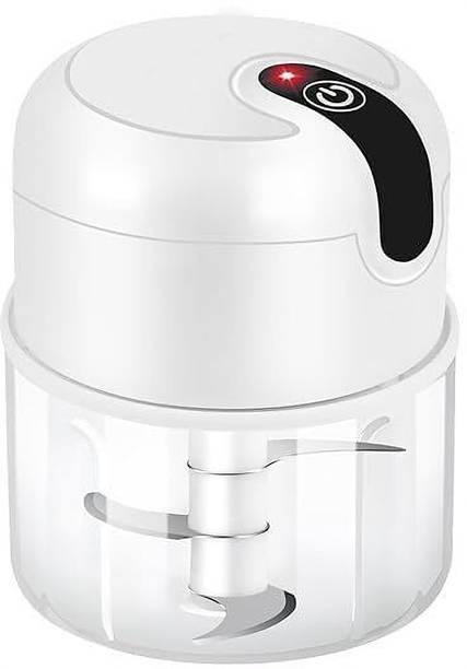 NKP ENTERPRISE Mini Food Processor with USB Port - 3 Stainless Steel Blades Electric Meat Grinder