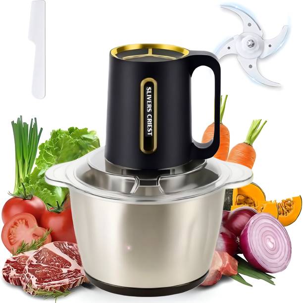 Shikshapatri Electric Food Grinder With 3L Bowl, 3-Speed Operation for Vegetables,Fruits,Meat Electric Meat Grinder