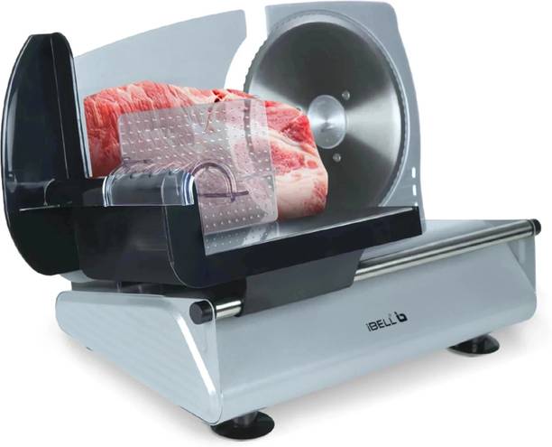 iBELL MS2330MN Electric Meat Slicer,1000W,Heavy Duty Slicer for Boneless Meat,SS Blade Electric Meat Grinder