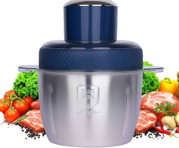 SAMVAT Multi Functional Food Machine,2 Speed Modes 4 Bi-Level Blades Vegetable chopper Electric Meat Grinder