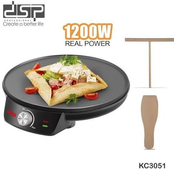DSP KC 3051 Electric nonstick crepe maker/ Dosa maker 30 CM Round Electric Pan