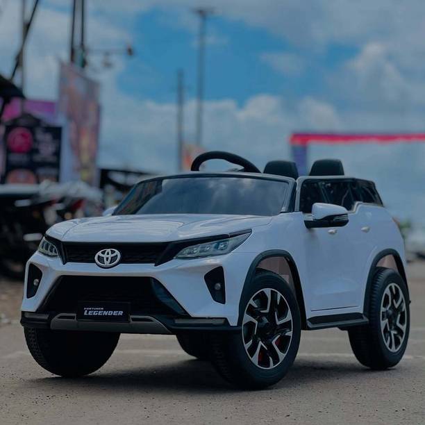 PP INFINITY Kids TOYOTA 12V Electric Ride On Jeep For Kids With Remote Control, Music 1-6Yrs Car Battery Operated Ride On
