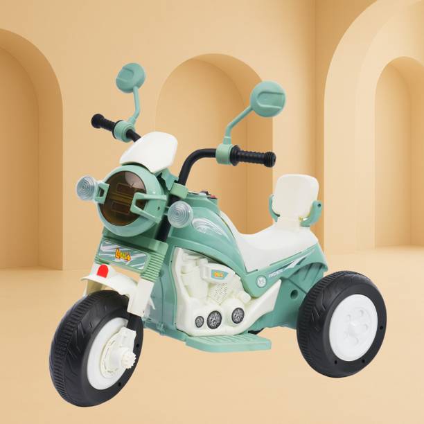 Little lions BYD Electric Ride-On Bike For Kids |6V Battery,Music, LED Lights, MP3 Player| Bike Battery Operated Ride On